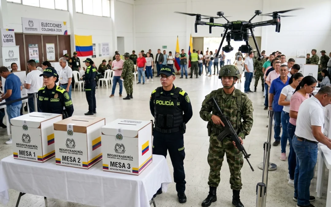 Seguridad electoral enciende las alarmas a dos semanas de las elecciones presidenciales en Colombia